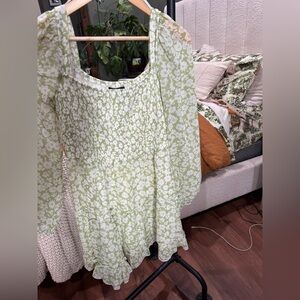 Lulus Floral Long Sleeve Dress